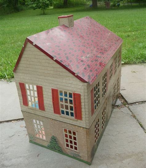 Vintage Metal Doll House 1940's